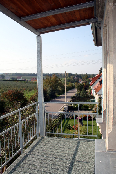 Blick vom Balkon nach Westen